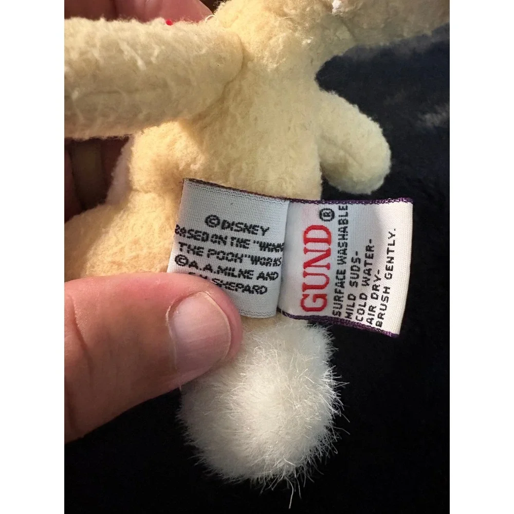 Disney Gund Winnie the Pooh Collection Rabbit Plush Stuffed Animal Vintage Style